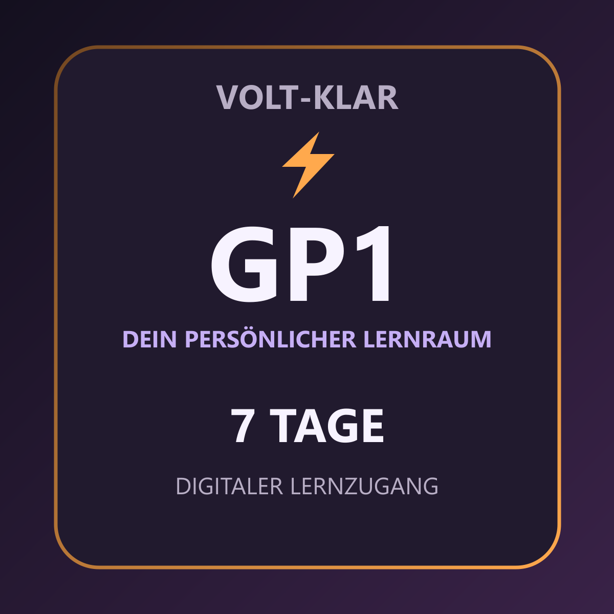 Volt-Klar – 7 Tage – GP1